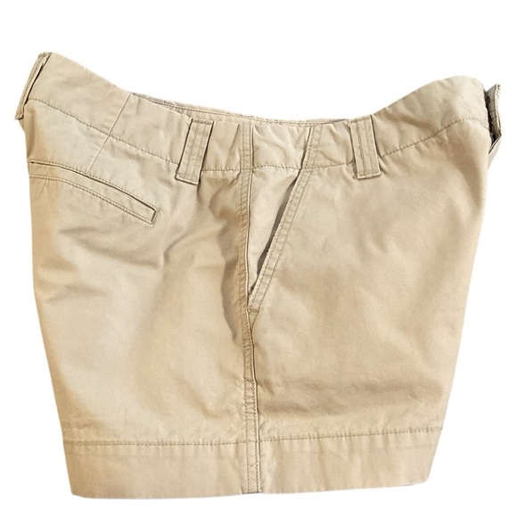 GAP Factory Favorite Chino Shorts Light Tan Khaki Size 12 Style 555022 3.5” - Picture 5 of 10